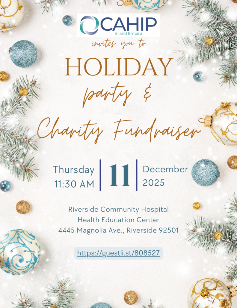 December Holiday Event & Charity Fundraiser @ Riverside Community Hospital