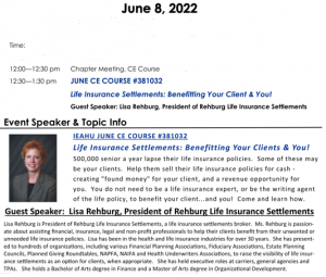 June Monthly Chapter Meeting @ This Event will be held online with Zoom